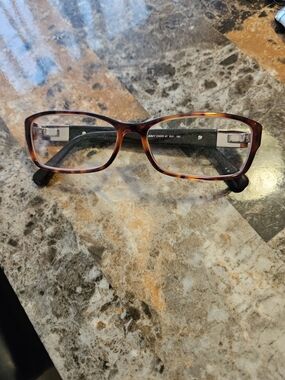 Jimmy Choo Tortoiseshell Brown Rectangular Women's Glasses